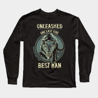 Unleashed One Last Time Best Man Cool Bachelor Party 2021 Long Sleeve T-Shirt